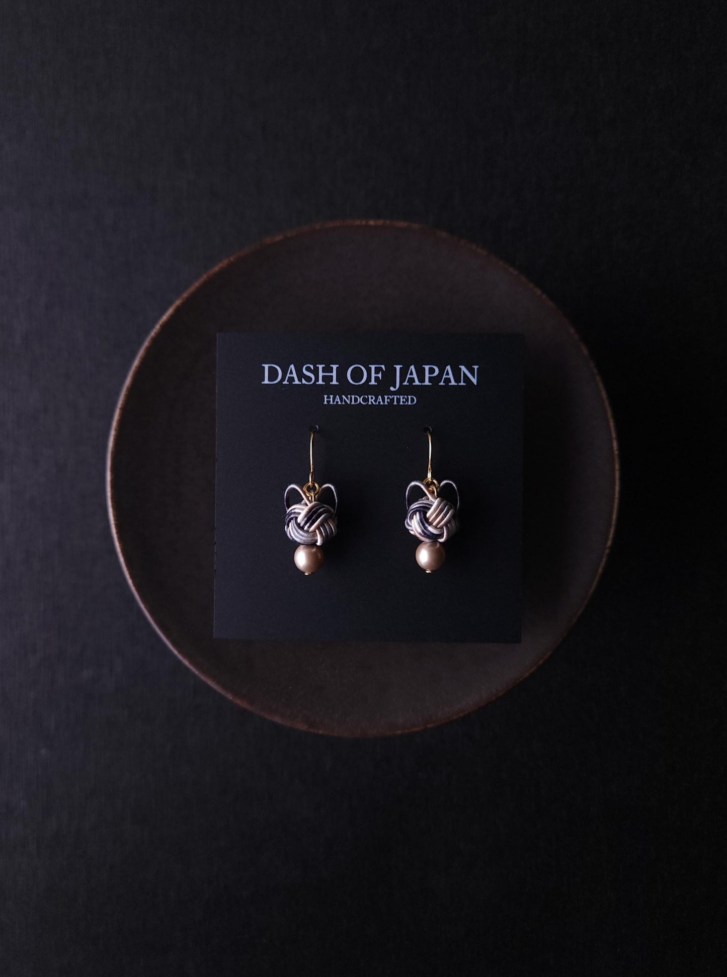 Cat Head Earrings - Calico Tabby
