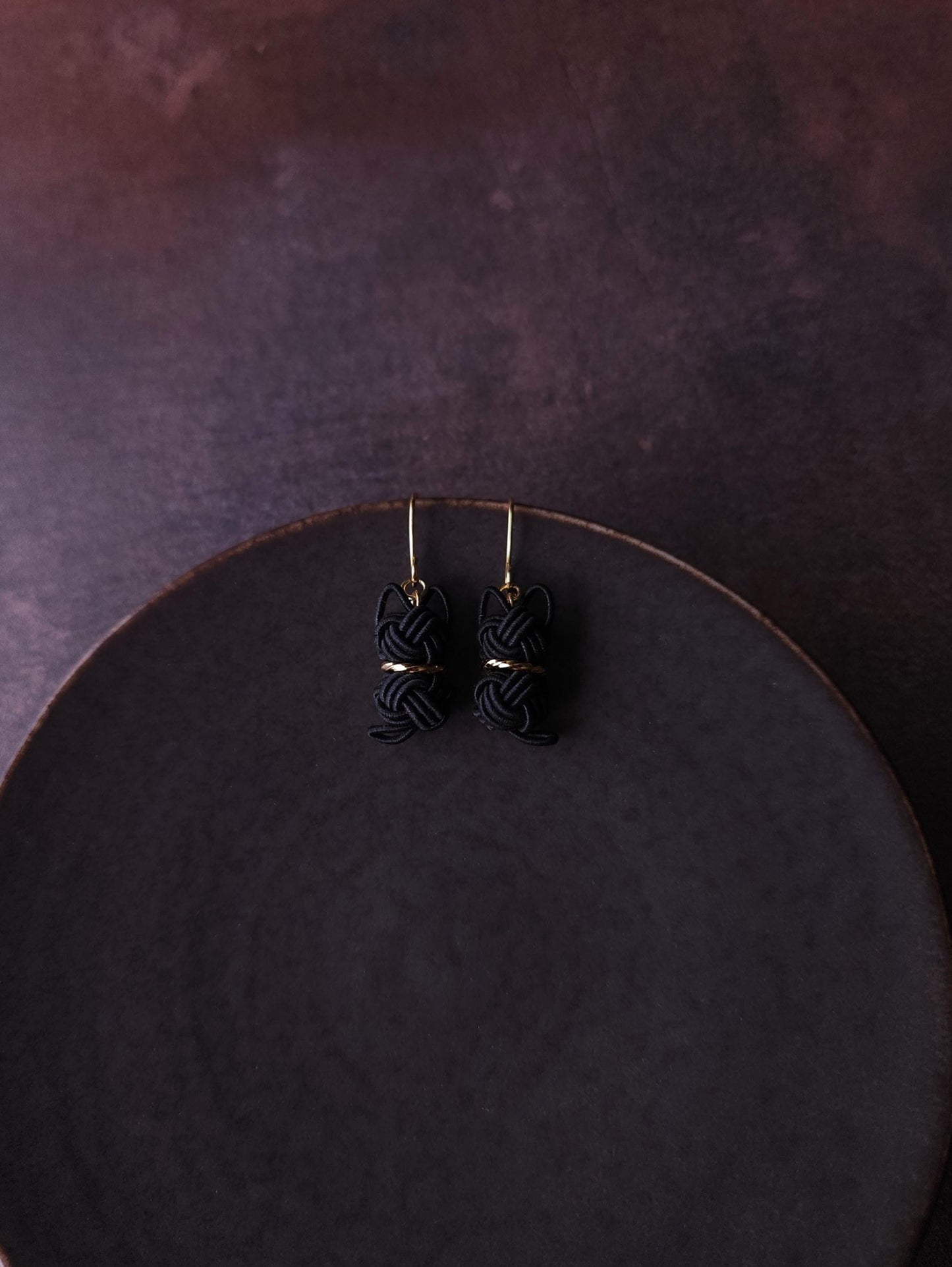Cat Earrings - Black