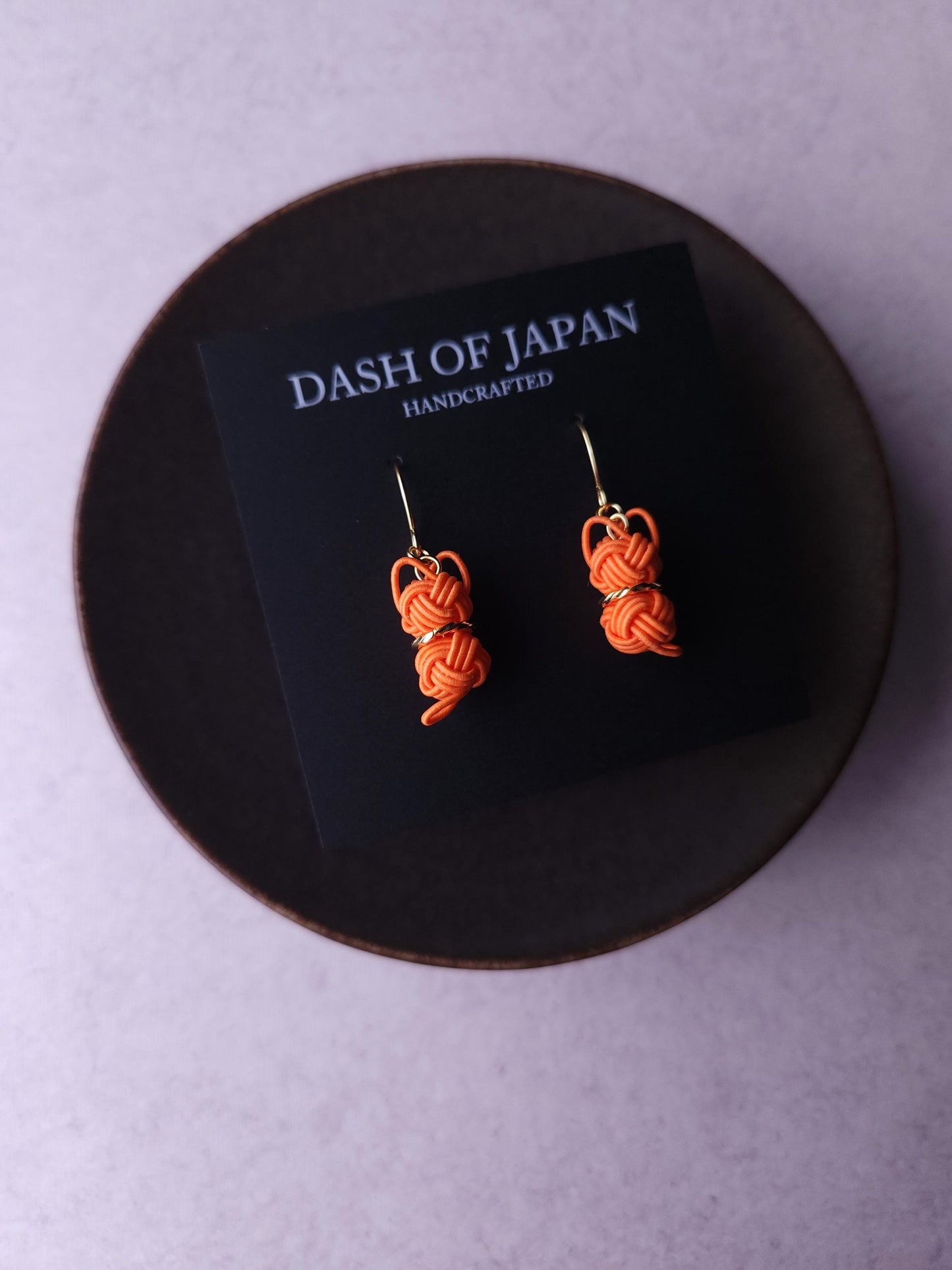 Cat Earrings - Orange