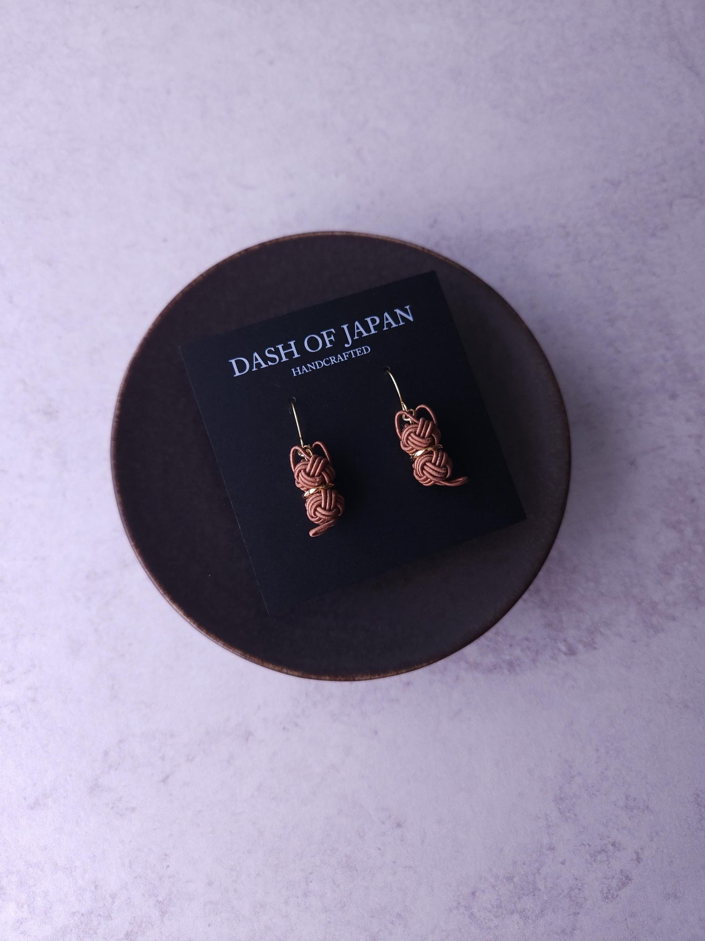 Cat Earrings - Chocolate Brown