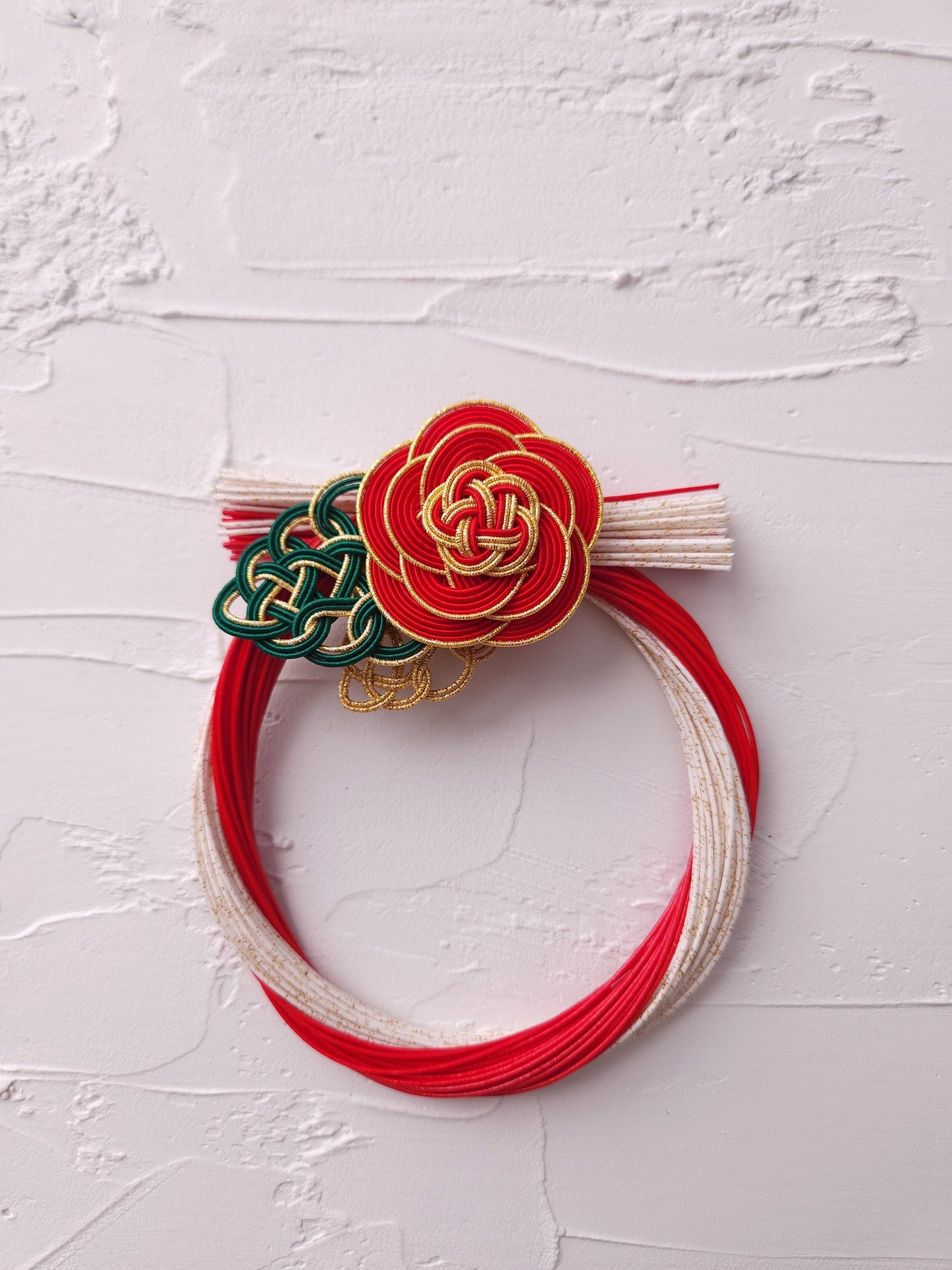 Japanese Shimenawa Wreath- Red & White