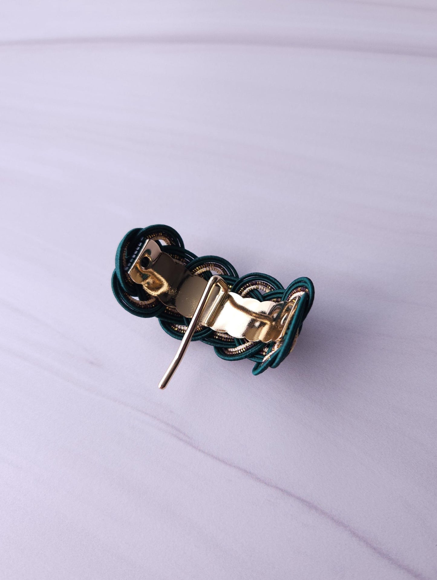 Ponytail Hook - Deep Green