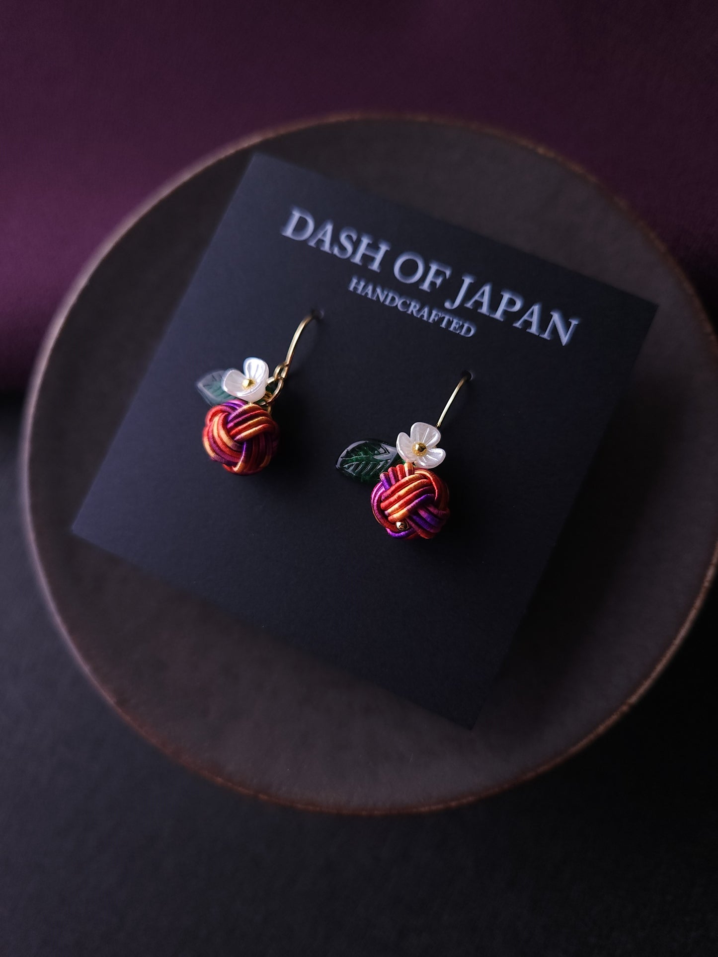 Fruits Earrings - Purple Mix
