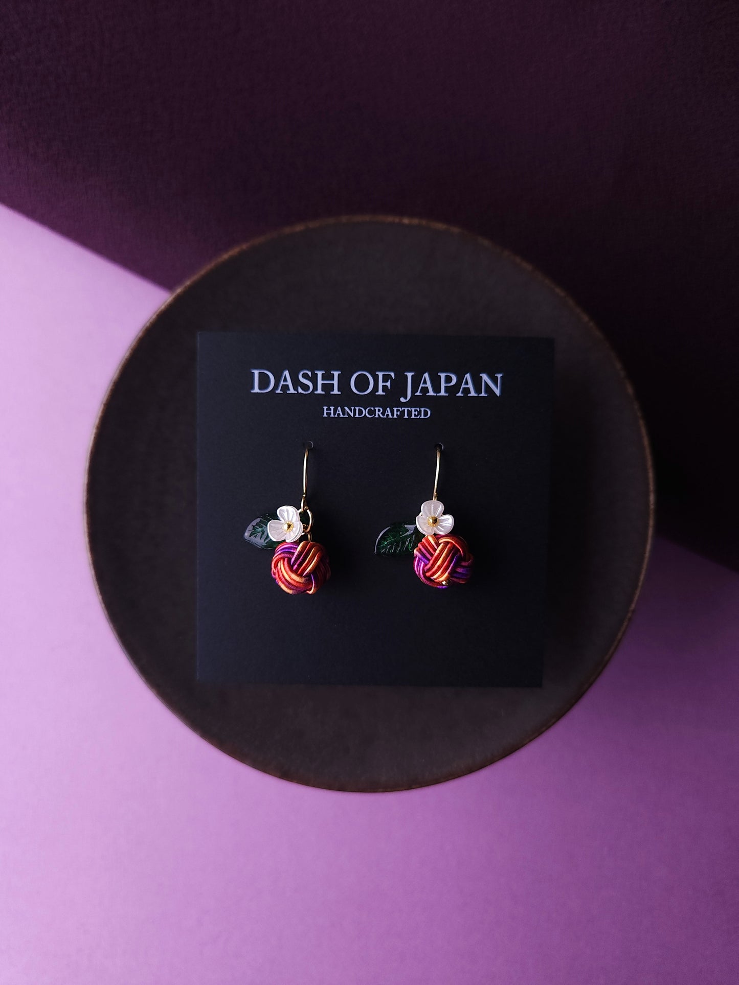 Fruits Earrings - Purple Mix