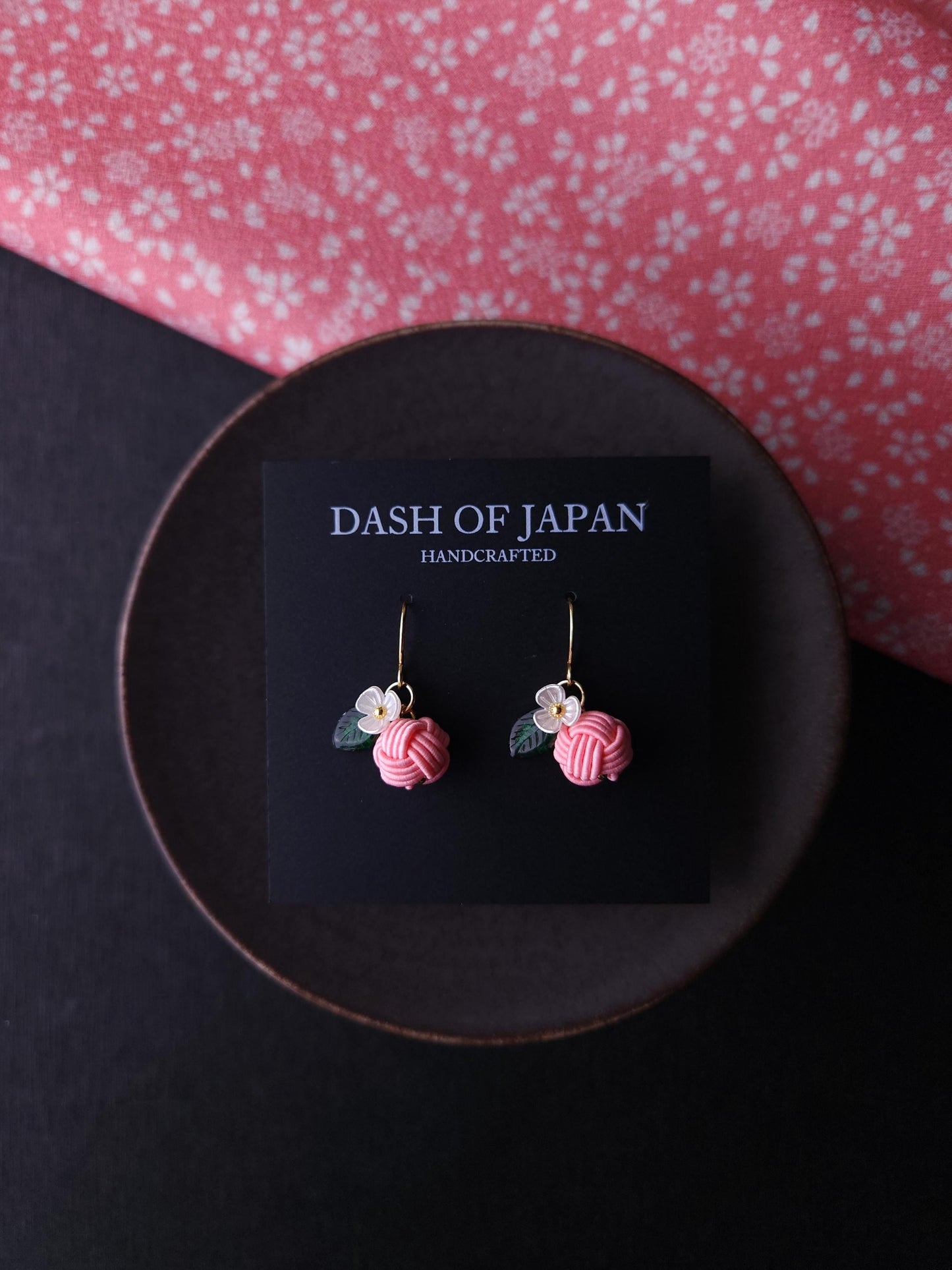 Fruits Earrings - Peach Pink