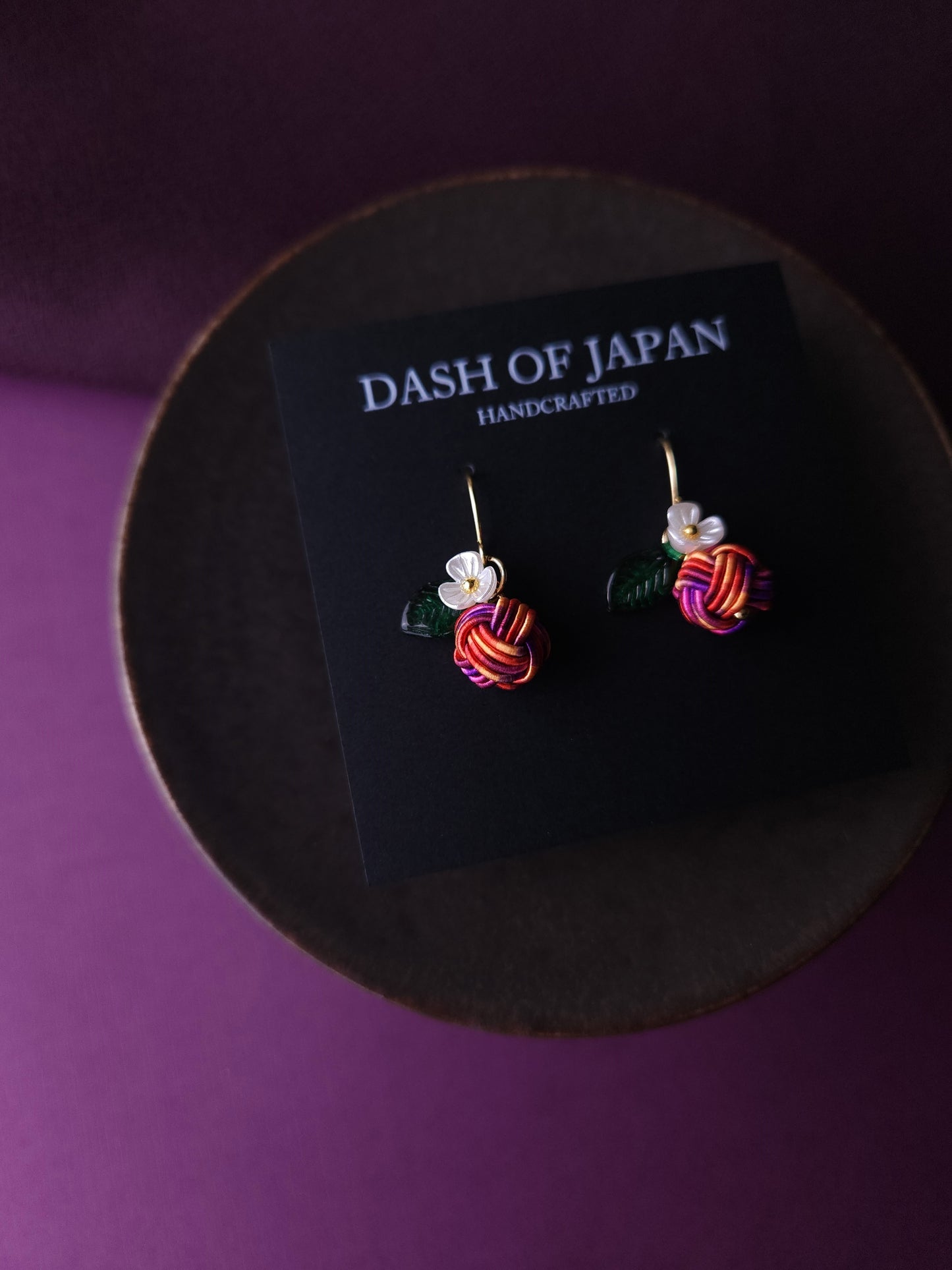 Fruits Earrings - Purple Mix