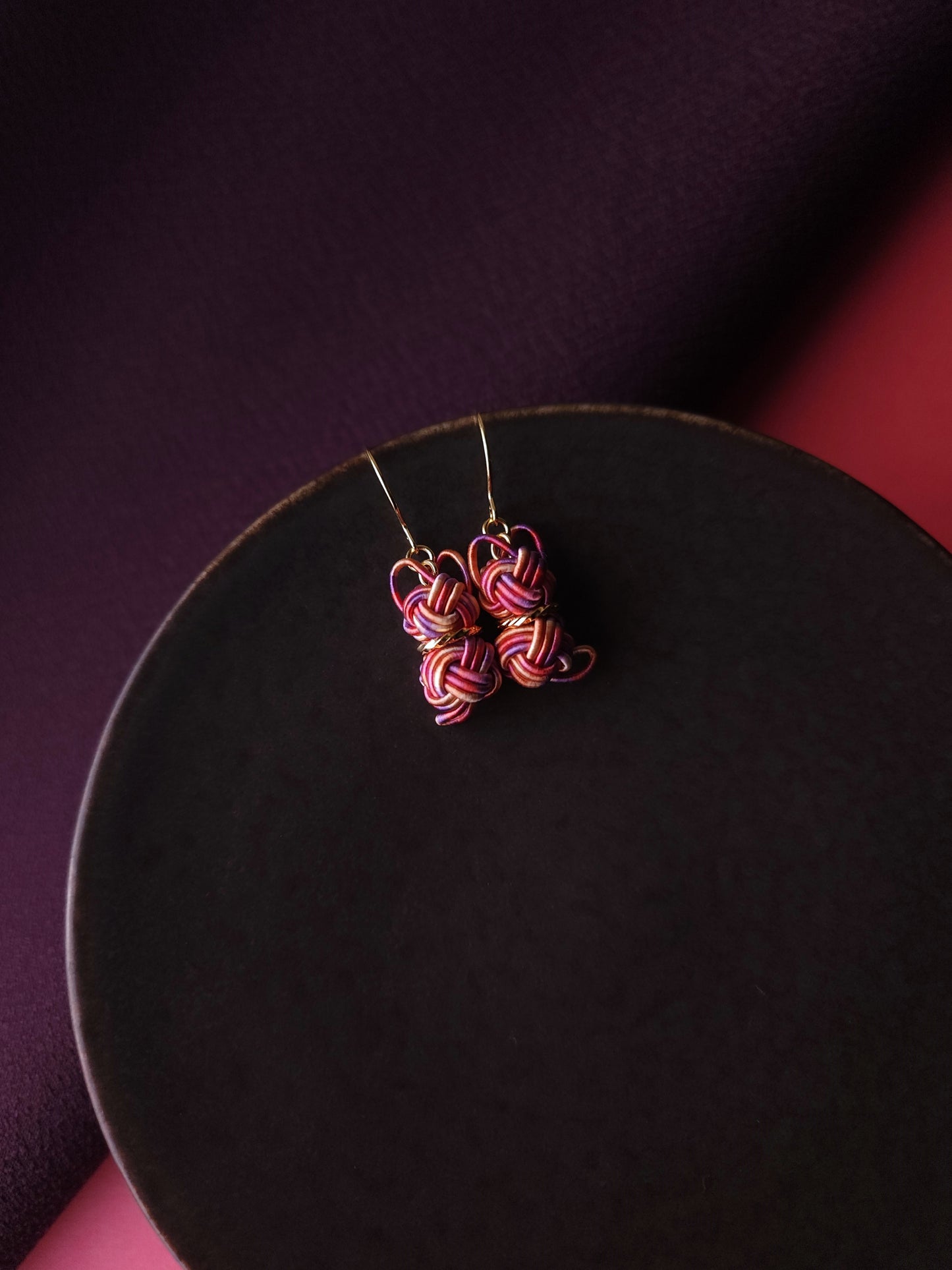 Cat Earrings - Pink Mix