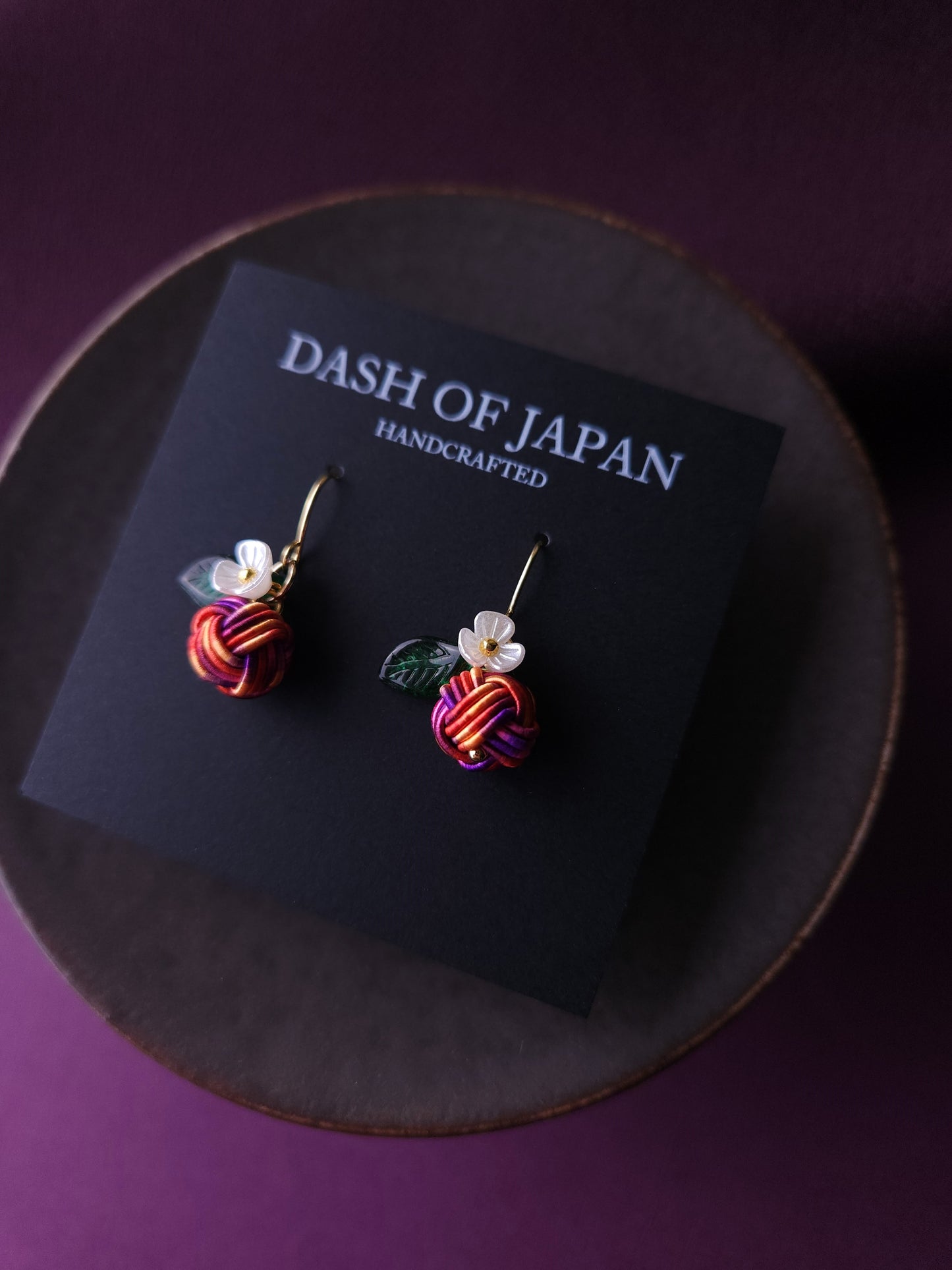 Fruits Earrings - Purple Mix