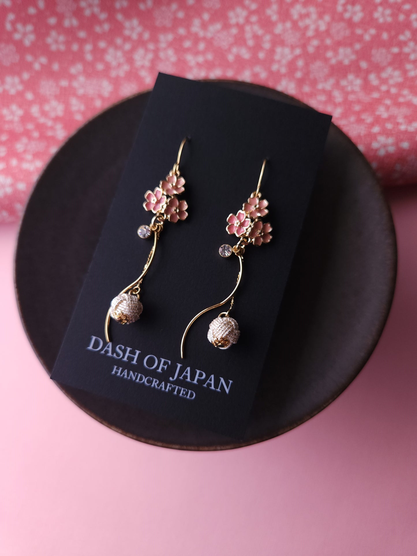 Sakura Blossom Earrings - Pink