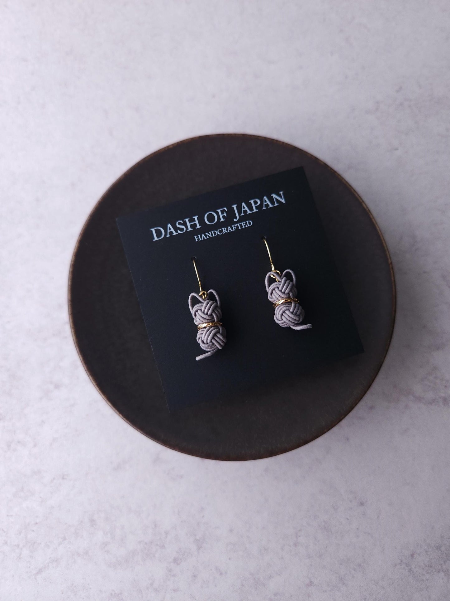 Cat Earrings - Gray