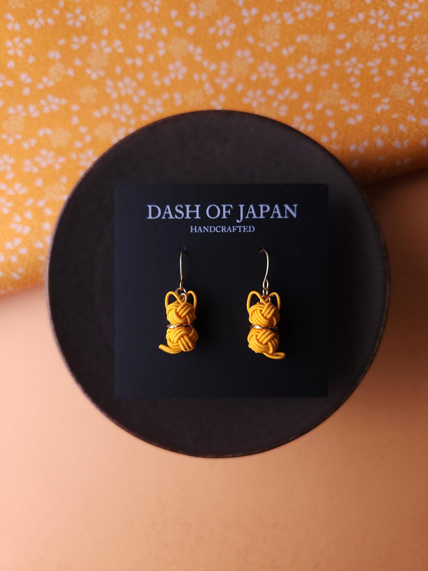 Cat Earrings - Mimosa yellow