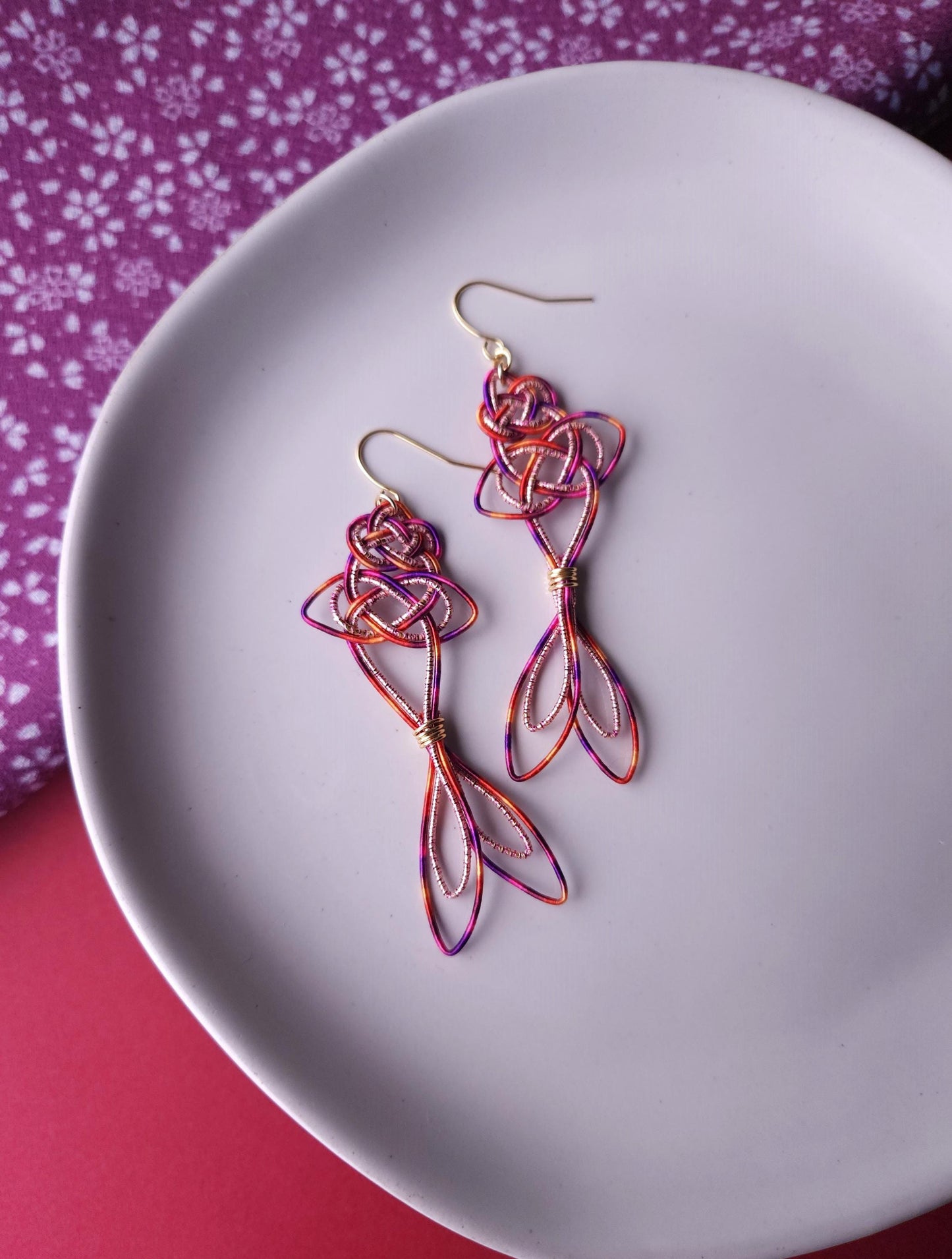 Koi Fish - Pink Purple