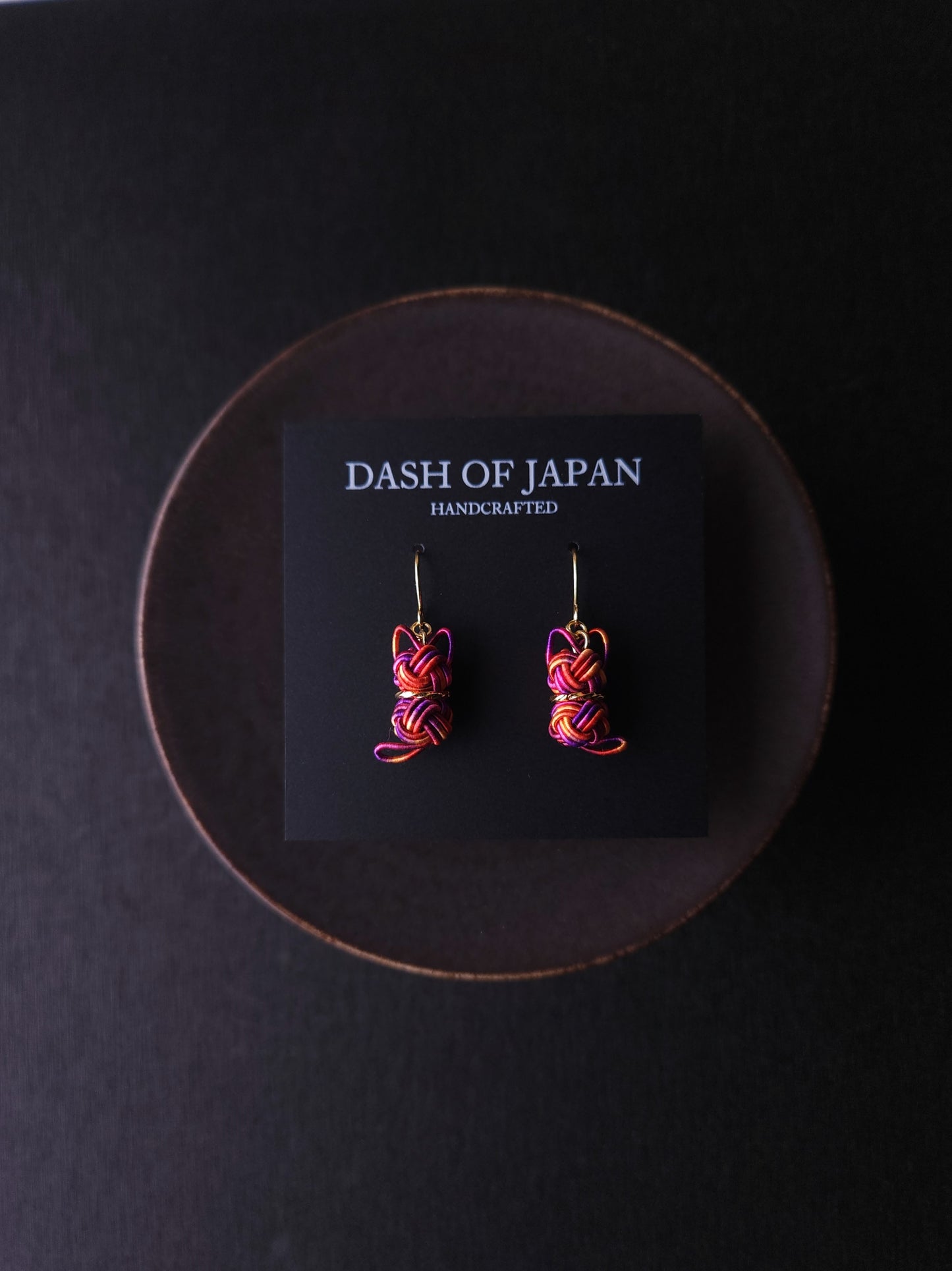 Cat Earrings - Pink Purple