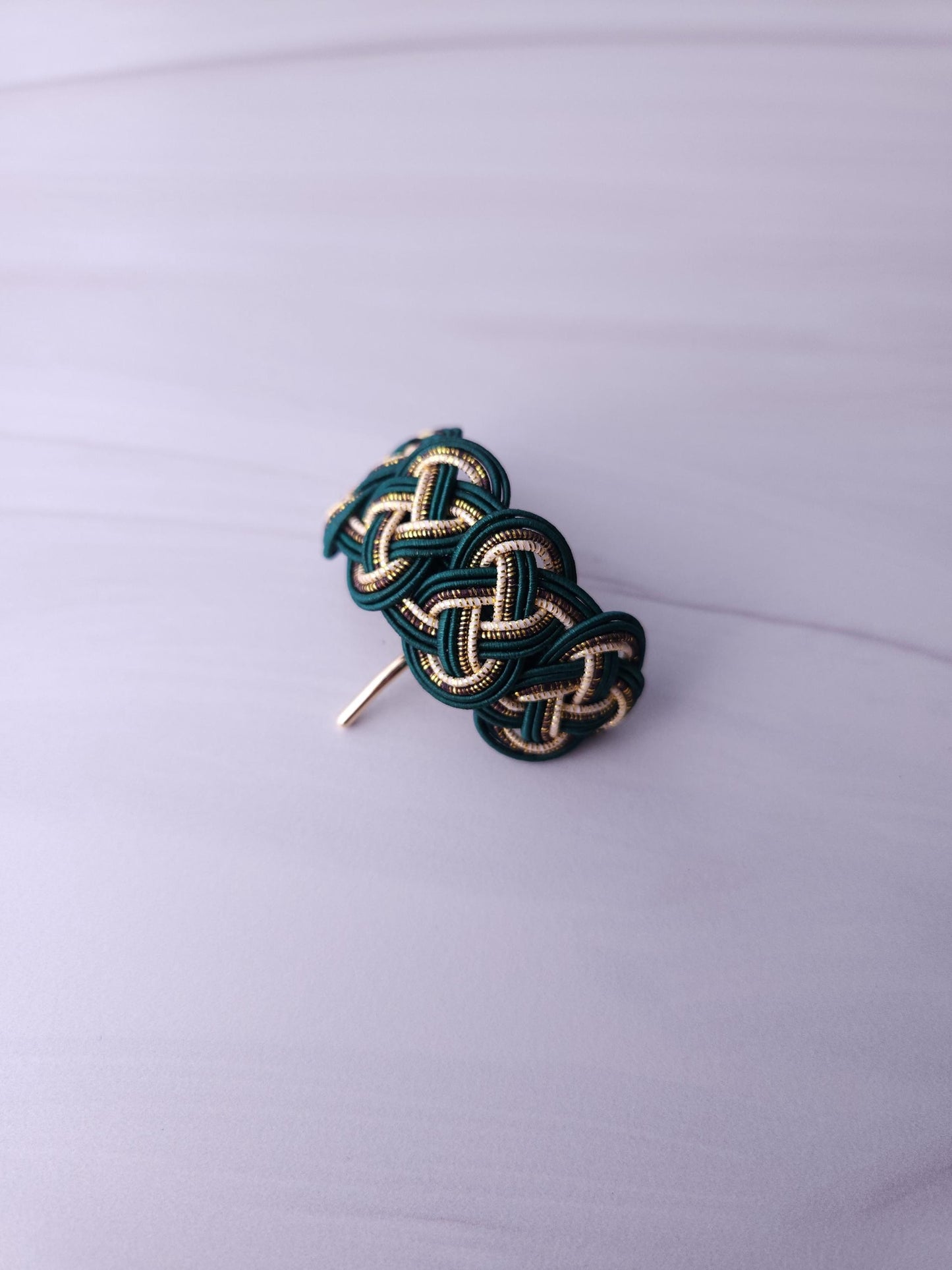 Ponytail Hook - Deep Green