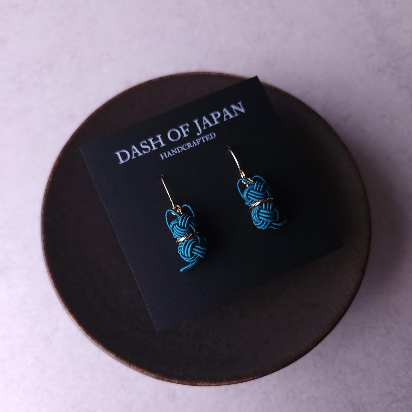 Cat Earrings - Teal Green