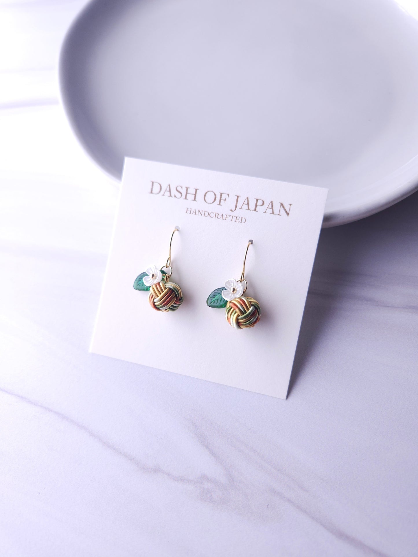 Fruits Earrings -Orange & Green Mix
