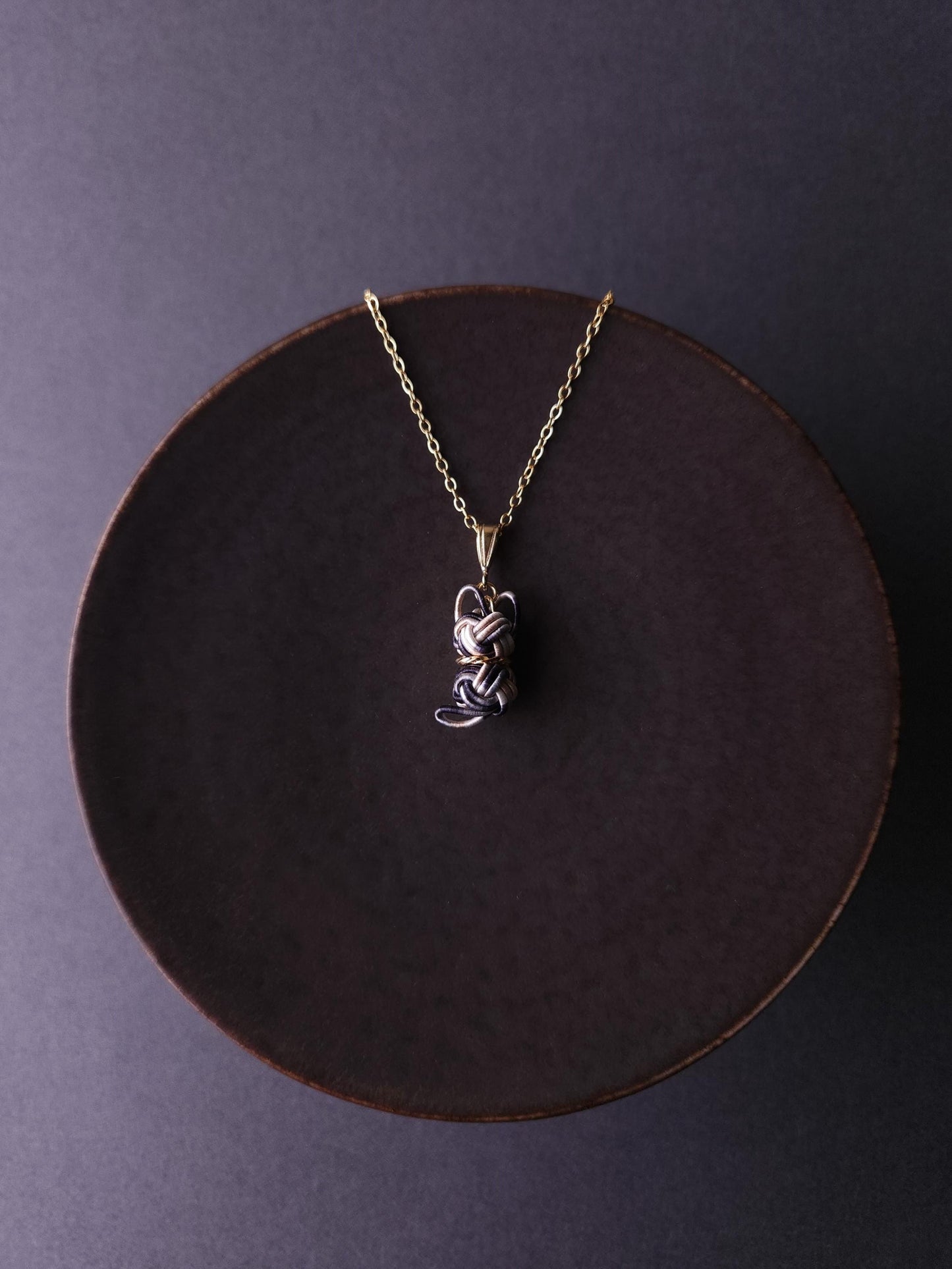 Cat Necklace - Calico Tabby