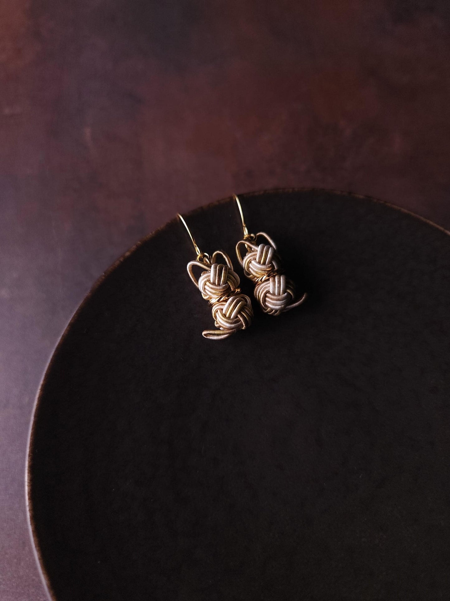 Cat Earrings - Brown Tabby