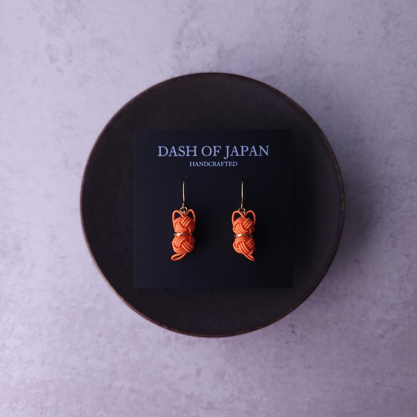 Cat Earrings - Orange