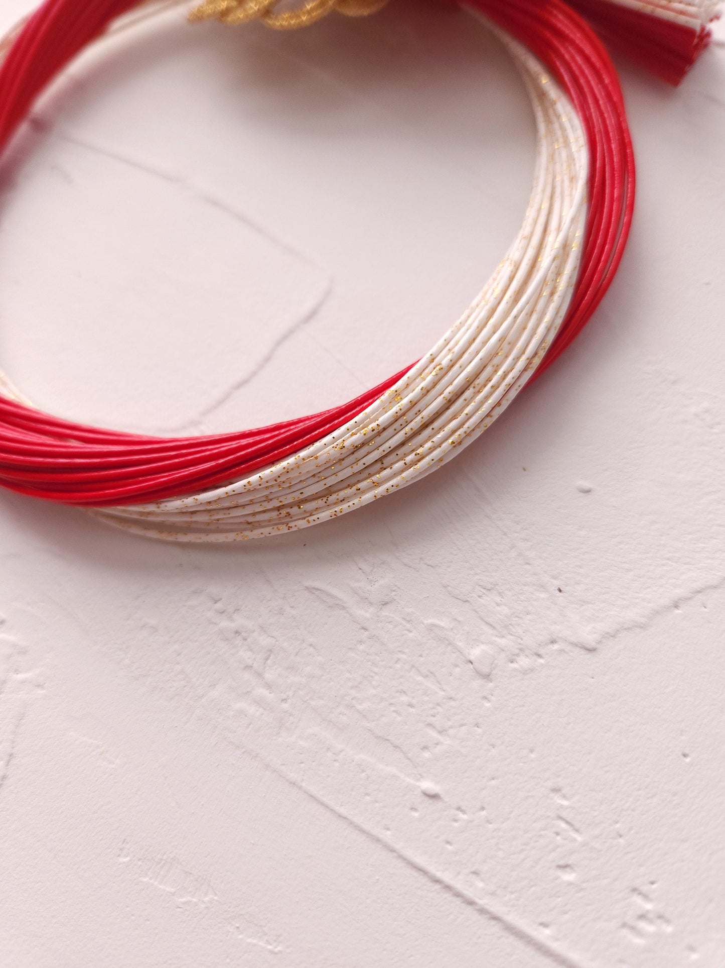 Japanese Shimenawa Wreath- Red & White