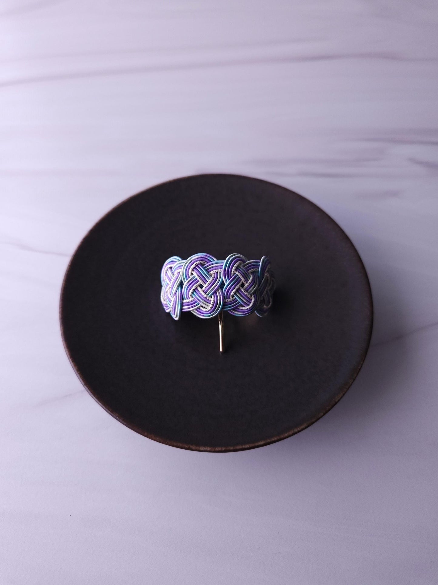 Ponytail Hook - Hydrangea Blue
