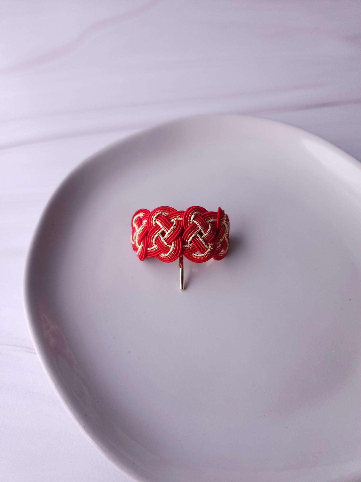 Ponytail Hook - Red