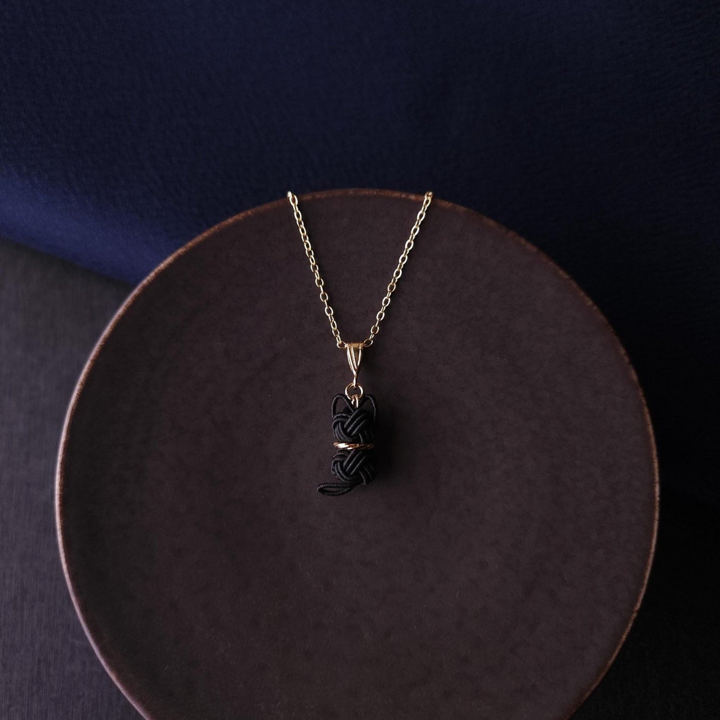 Cat Necklace - Black