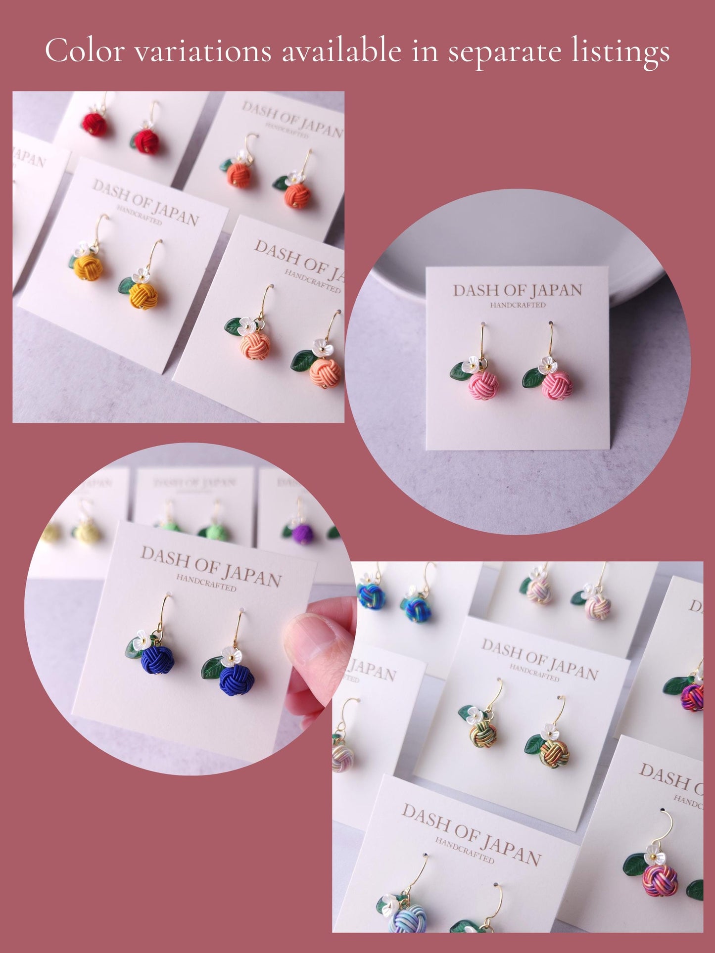 Fruits Earrings - Apple