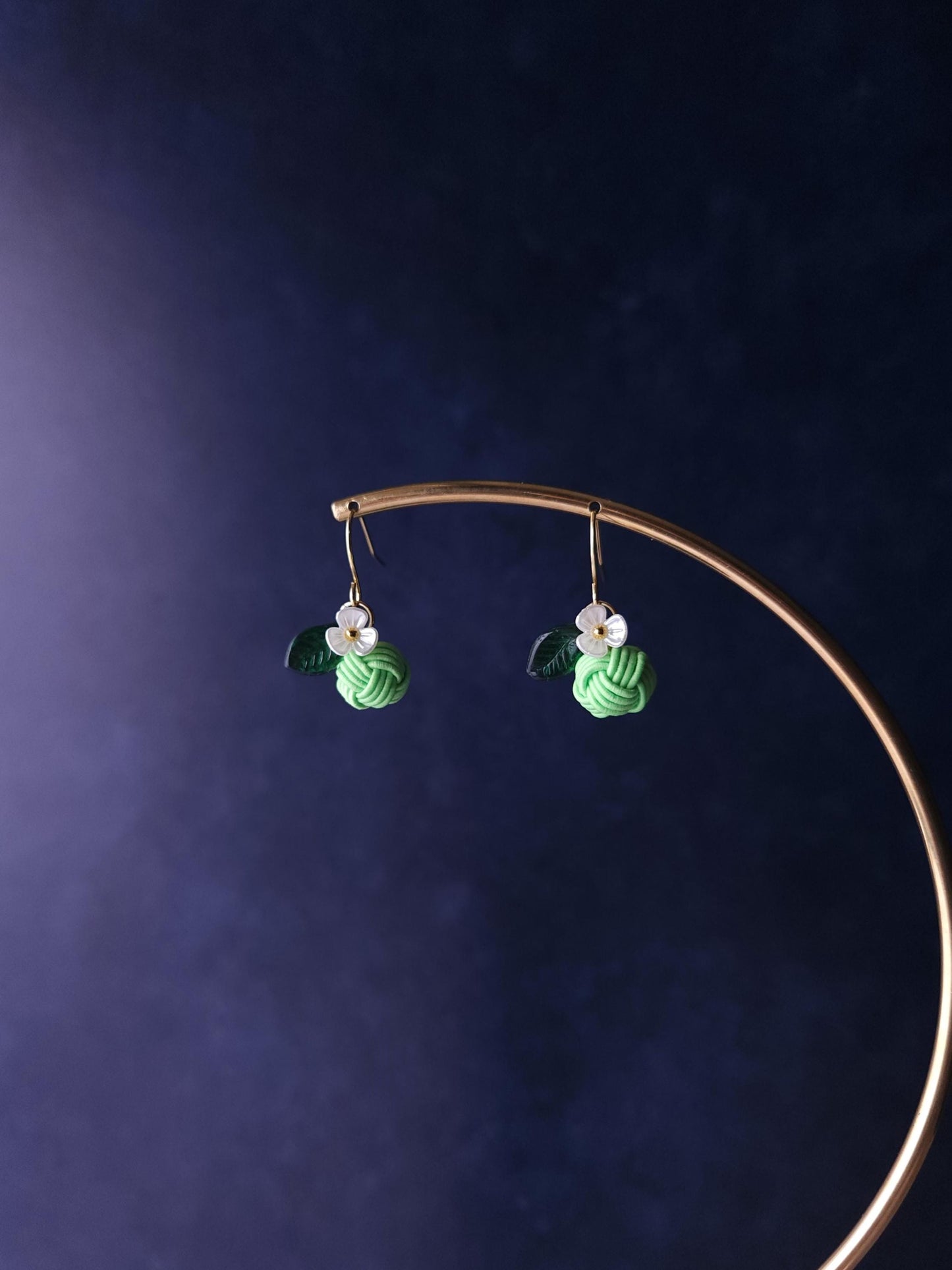 Fruit Earrings- Lime Green
