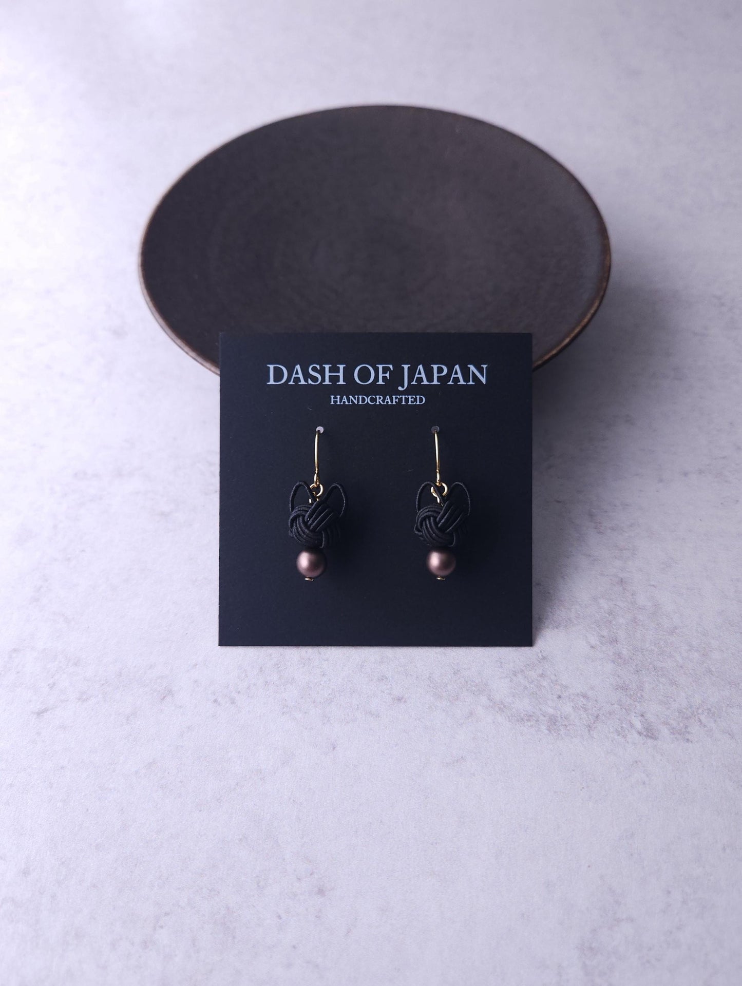 Cat Head Earrings - Black