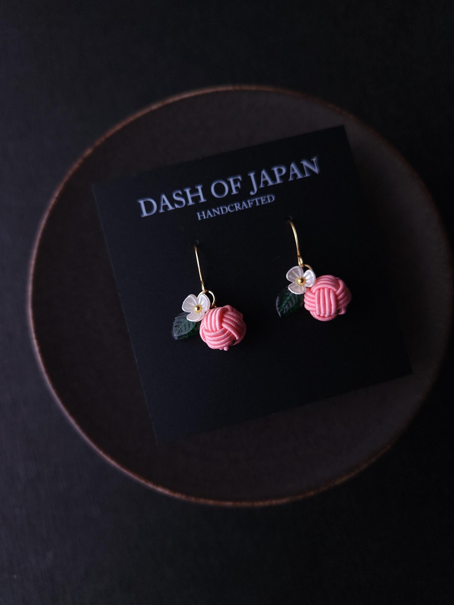 Fruits Earrings - Peach Pink
