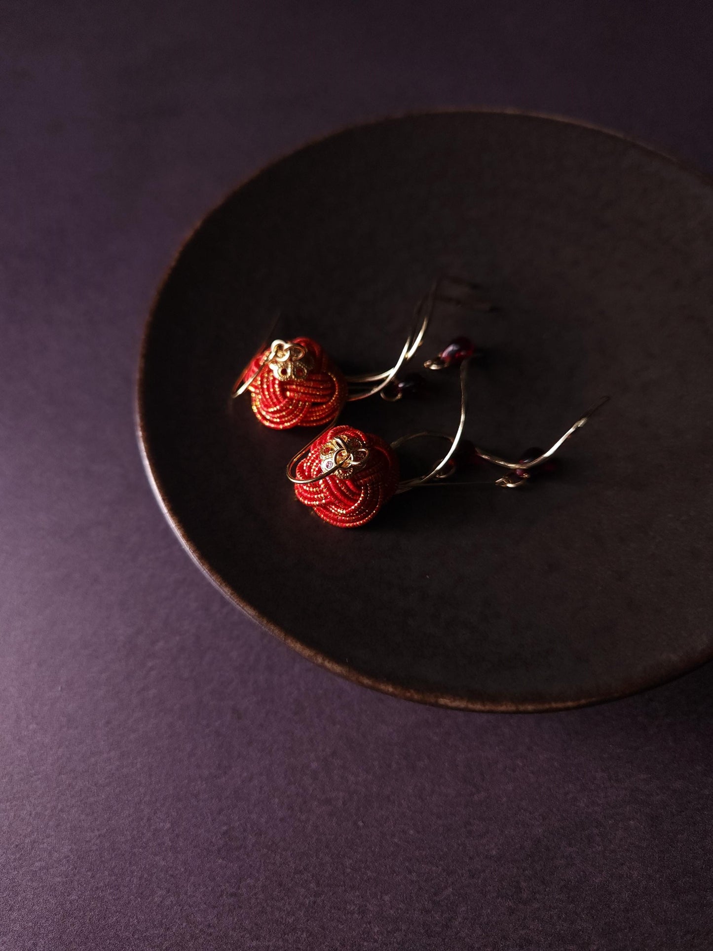 Jellyfish - Red with Gold
