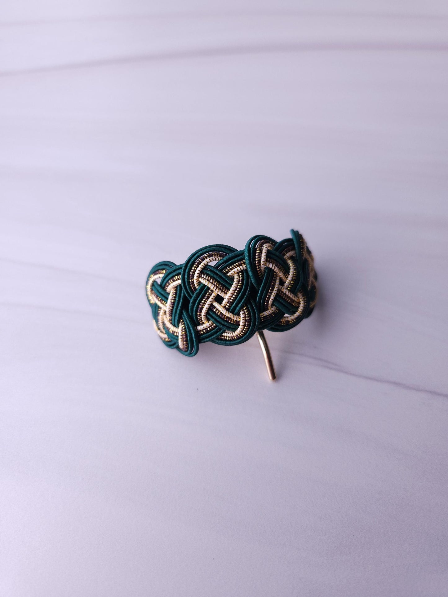 Ponytail Hook - Deep Green