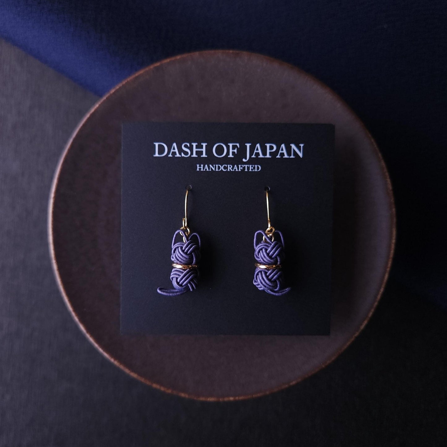Cat Earrings - Blue Gray