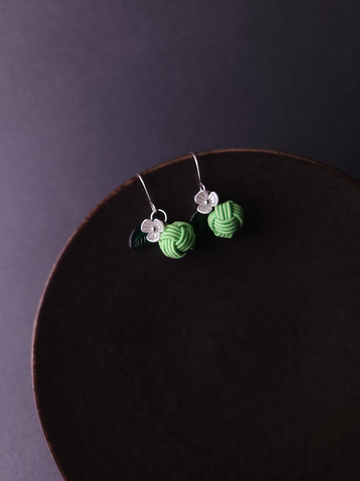 Fruit Earrings- Lime Green