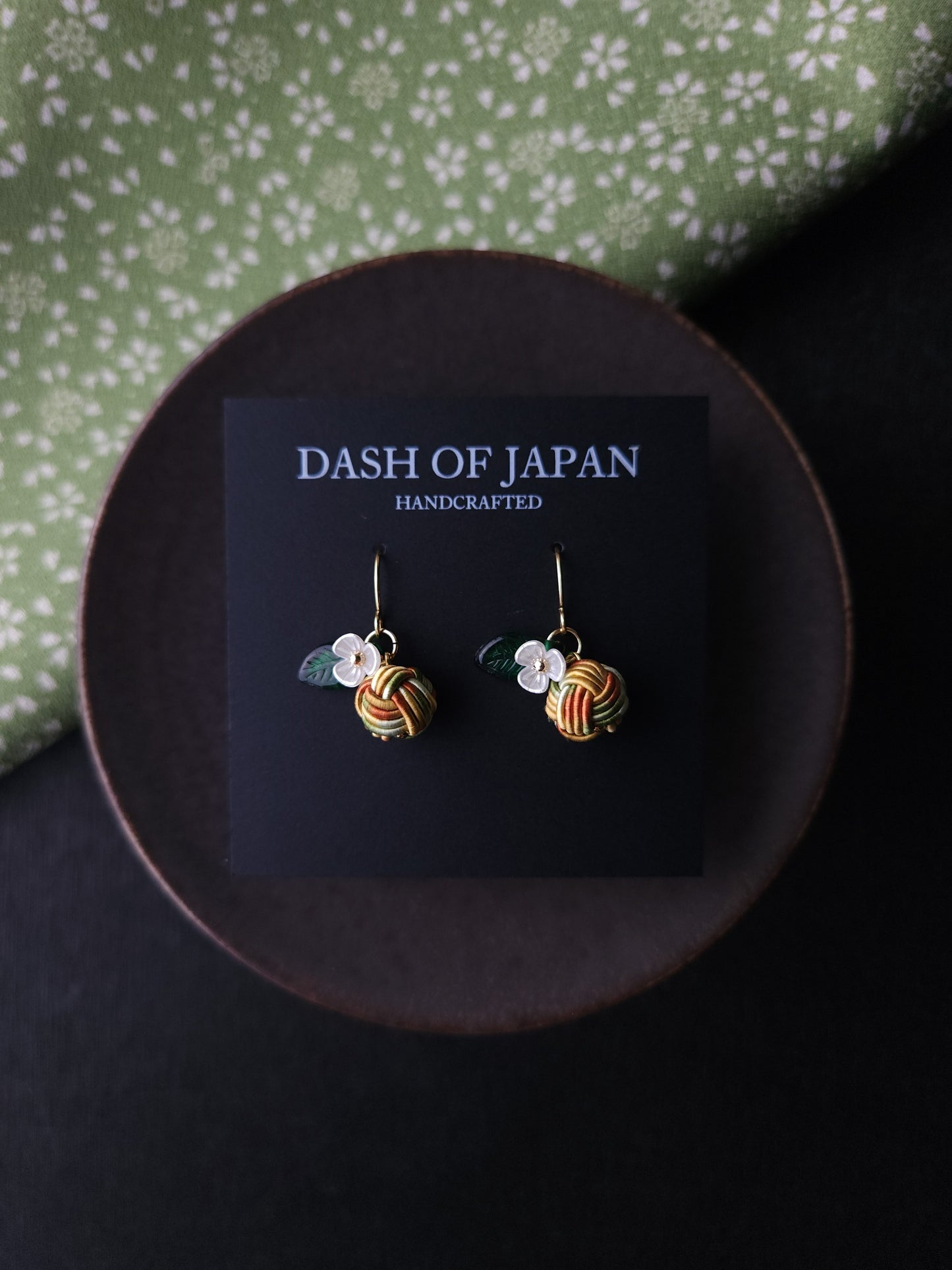 Fruits Earrings -Orange & Green Mix