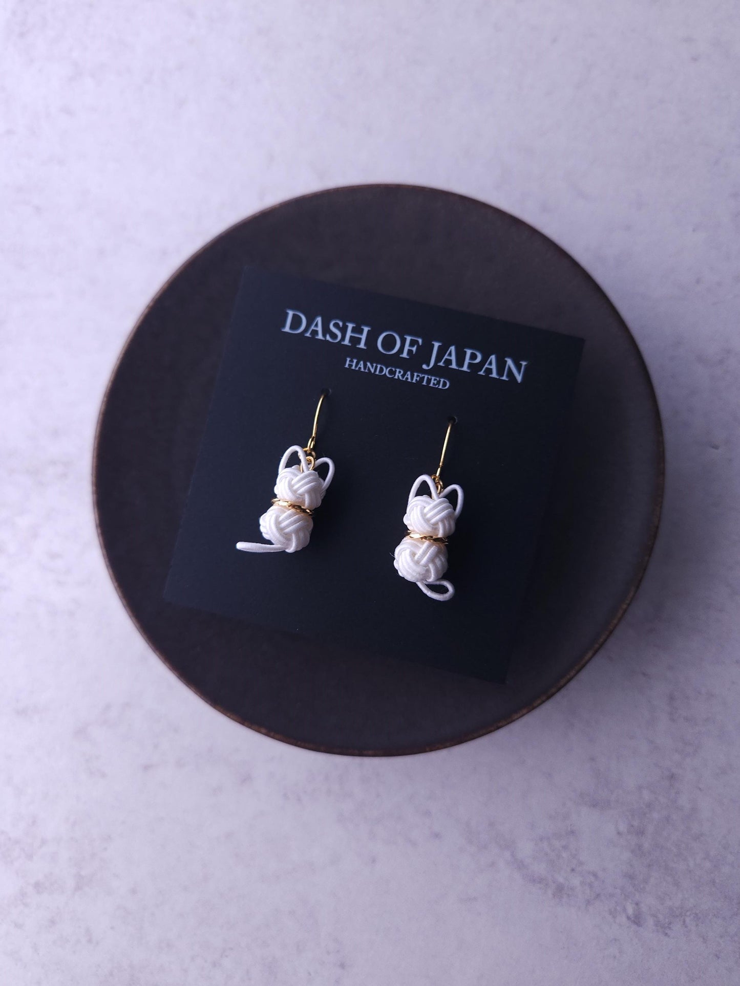 Cat Earrings - White
