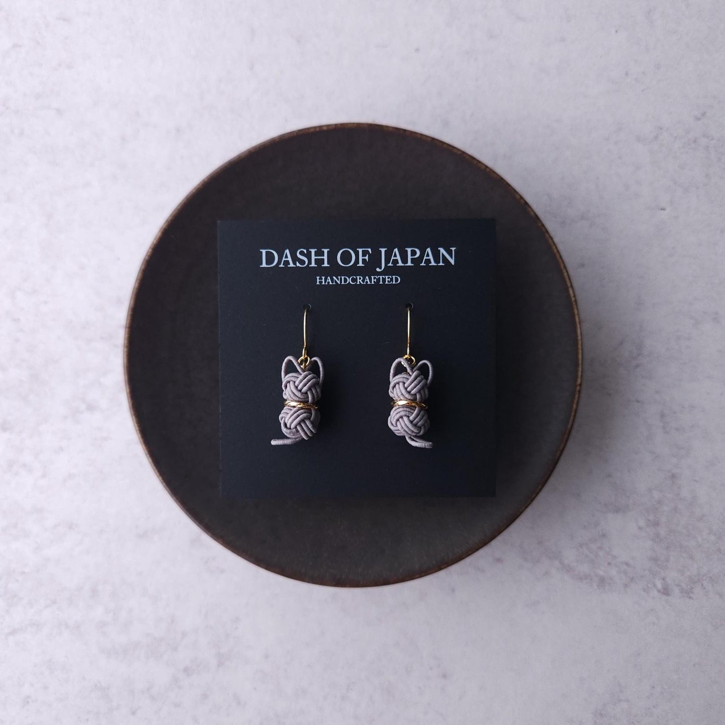 Cat Earrings - Gray