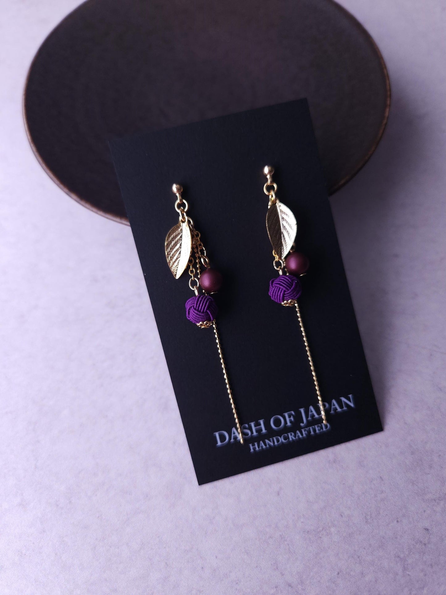 Flower Drop - Teal/ Dark Blue / Purple
