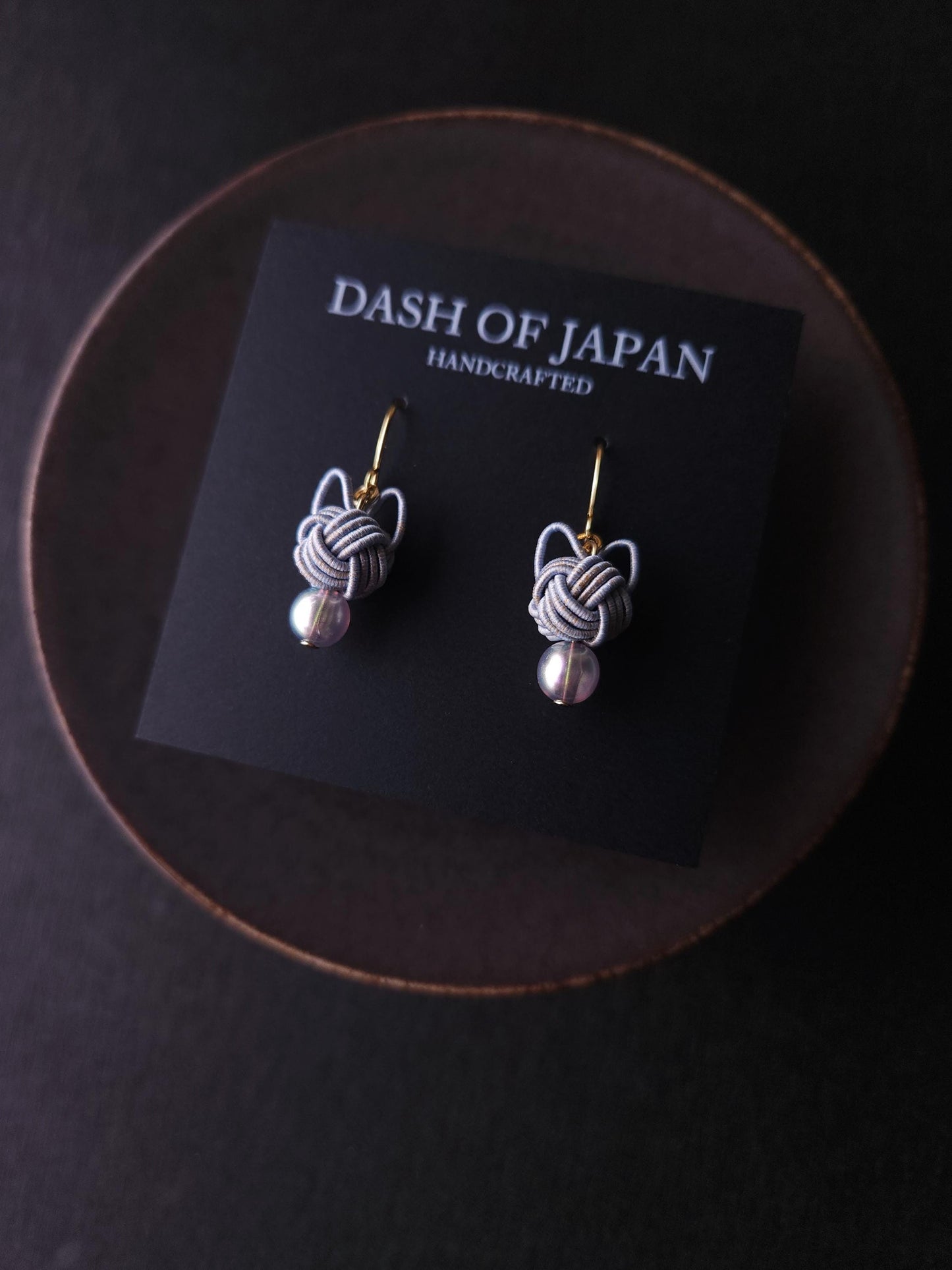 Cat Head Earrings - Gray