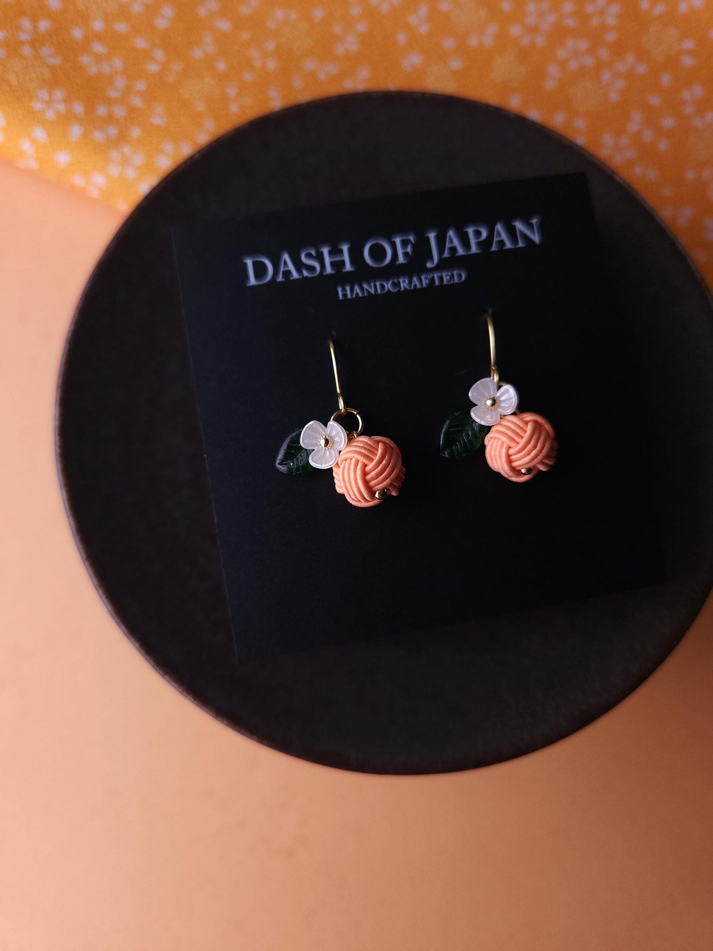 Fruits Earrings - Apricot Orange