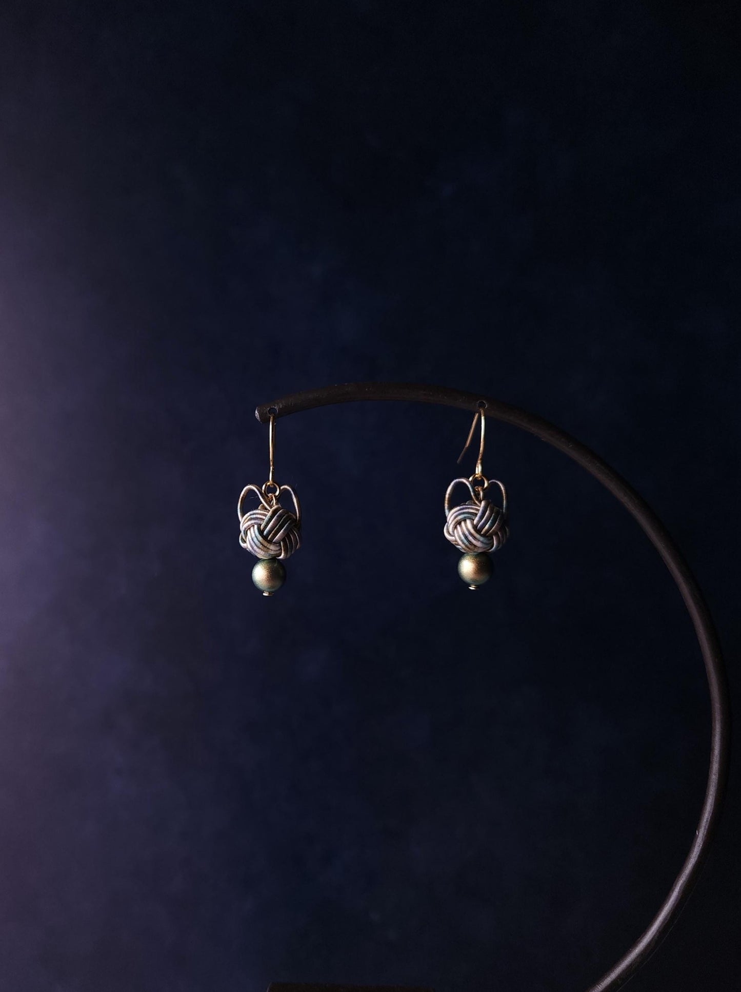 Cat Head Earrings -Rustic Tabby