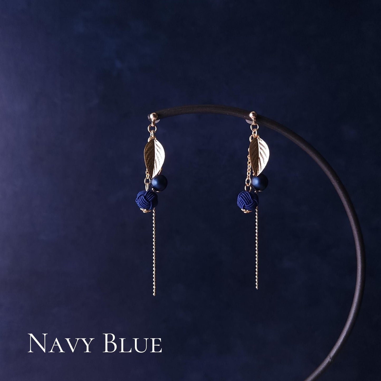 Flower Drop - Teal/ Dark Blue / Purple