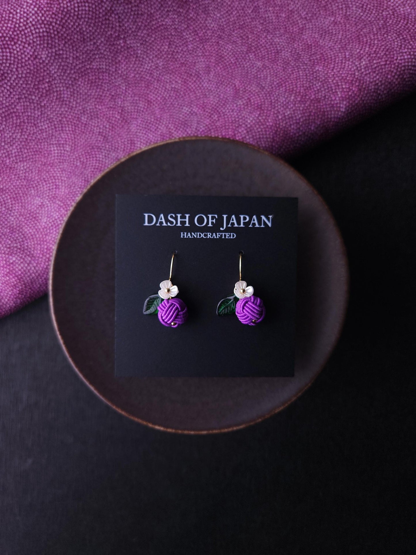 Fruits Earrings - Plum