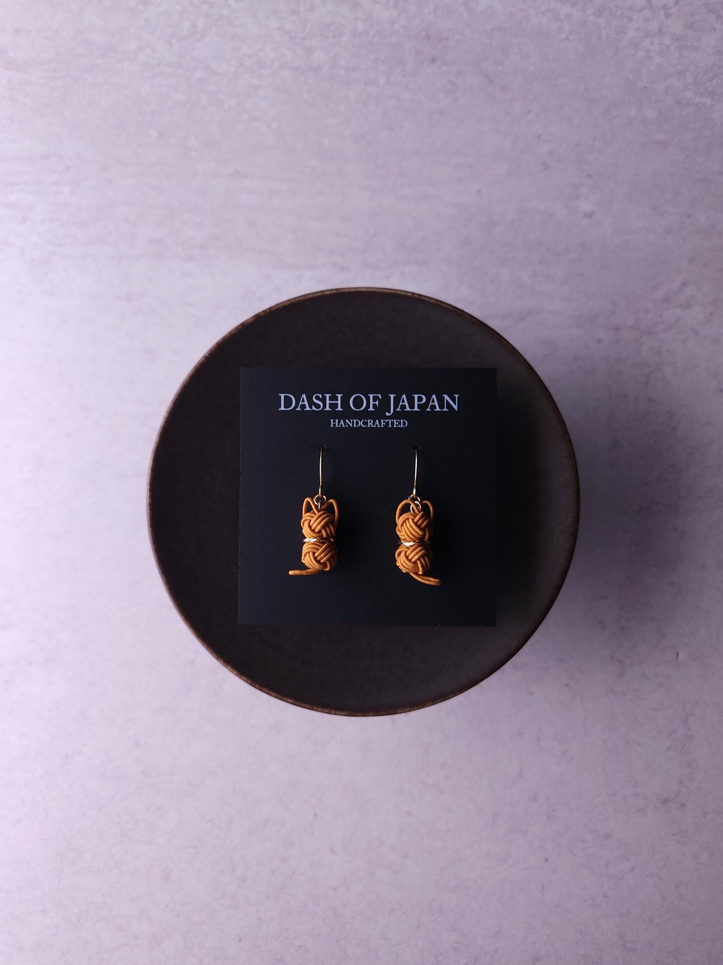 Cat Earrings - Caramel Orange