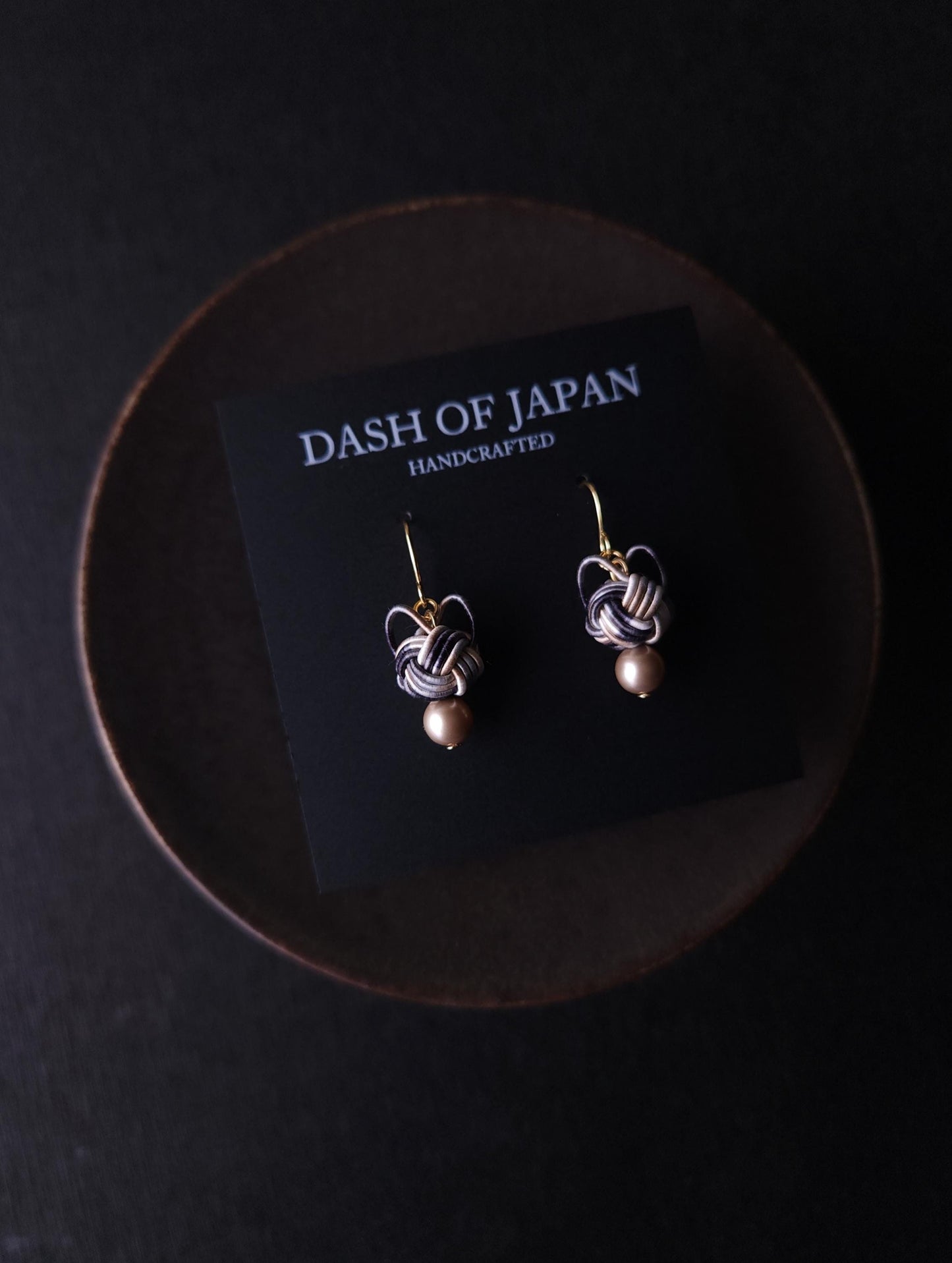 Cat Head Earrings - Calico Tabby