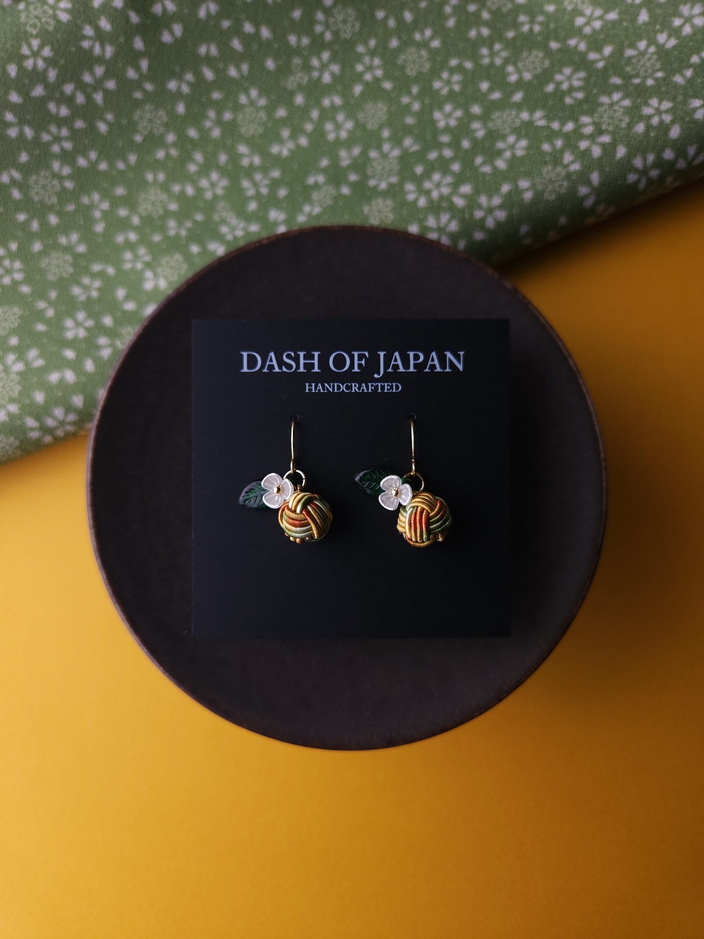 Fruits Earrings -Orange & Green Mix