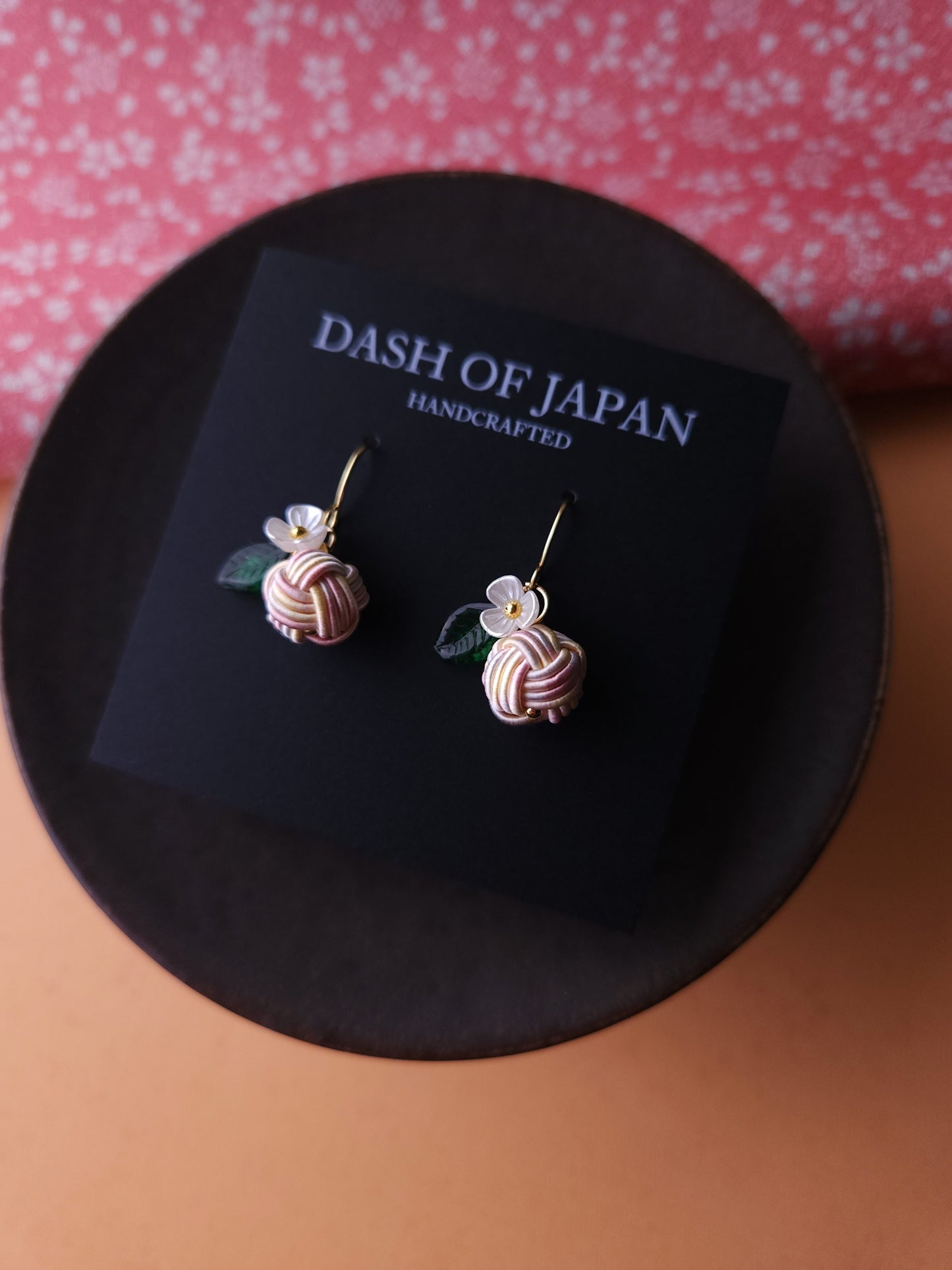 Fruits Earrings -Sakura Pink