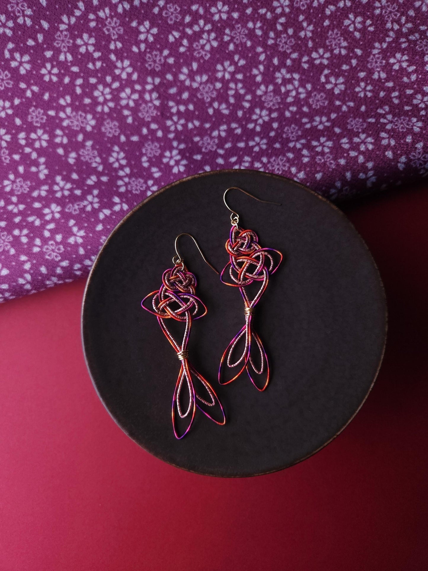 Koi Fish - Pink Purple