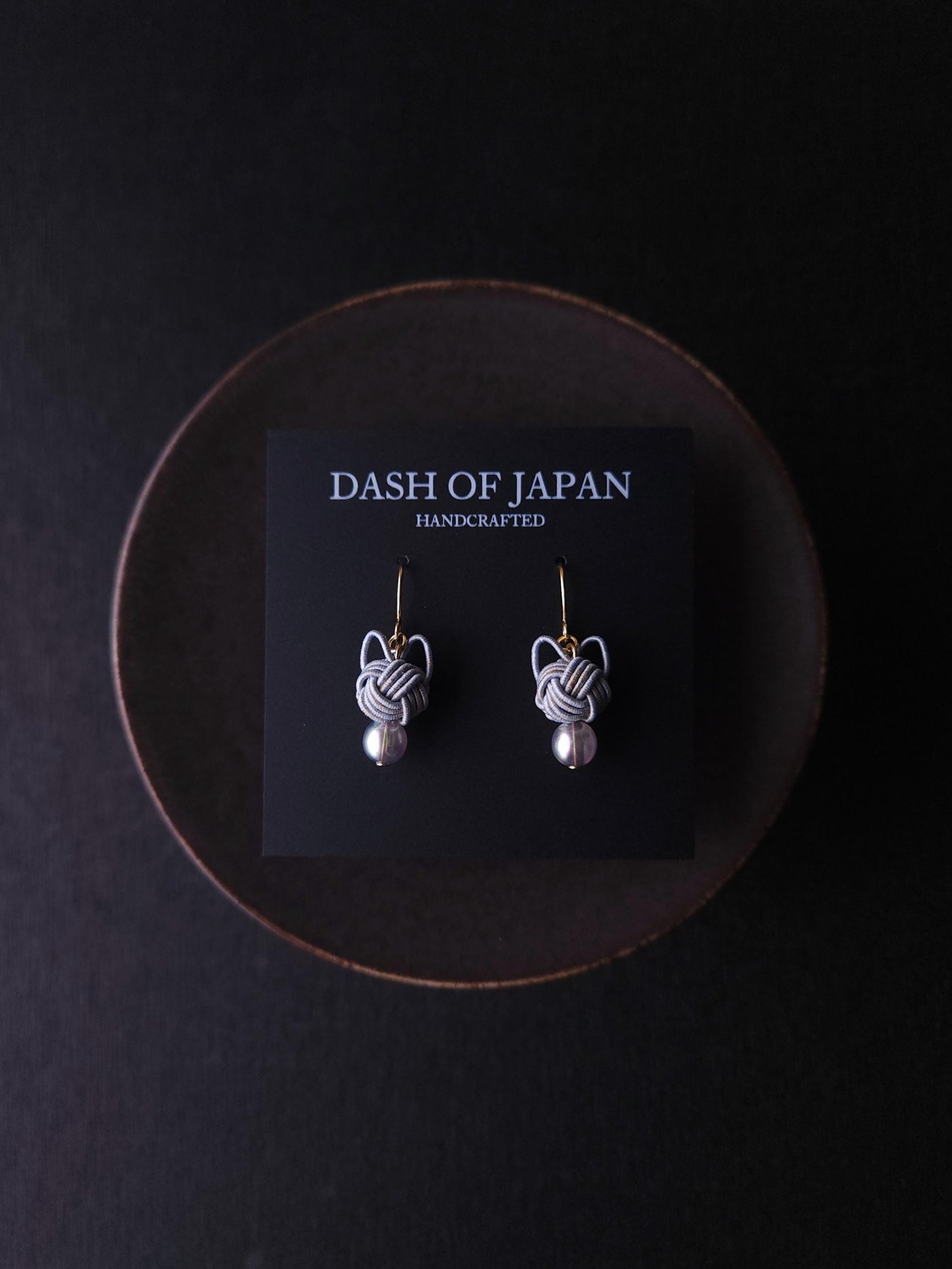 Cat Head Earrings - Gray